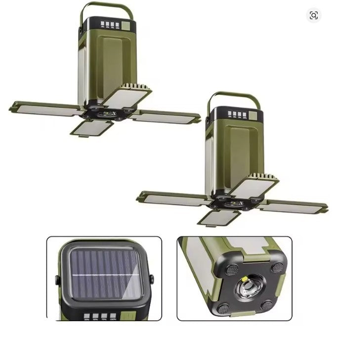 Lampe De Camping LED Multifonction Rechargeable Solaire - NomadLite