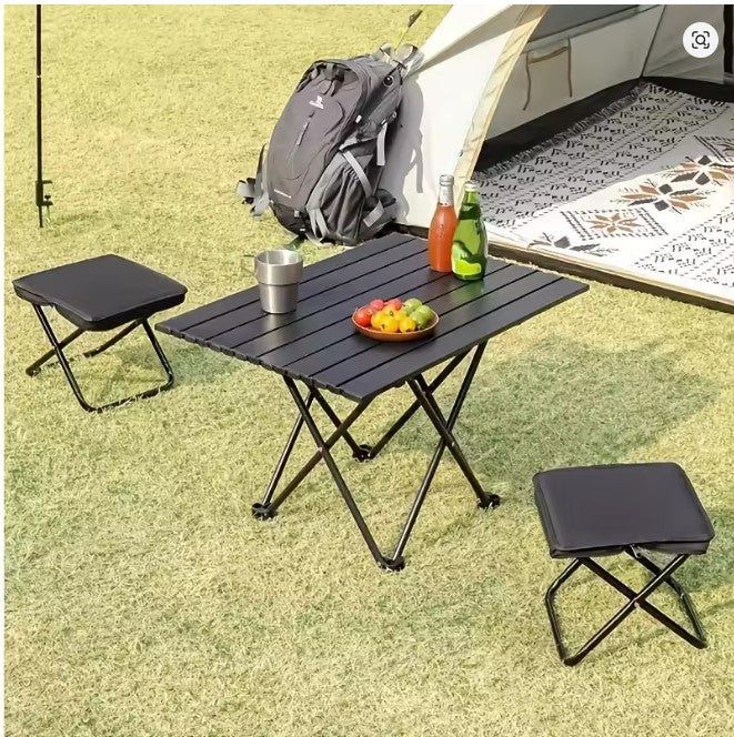 Tabouret Pliant Compact de Camping – Ultra Léger 700 g - NomadLite