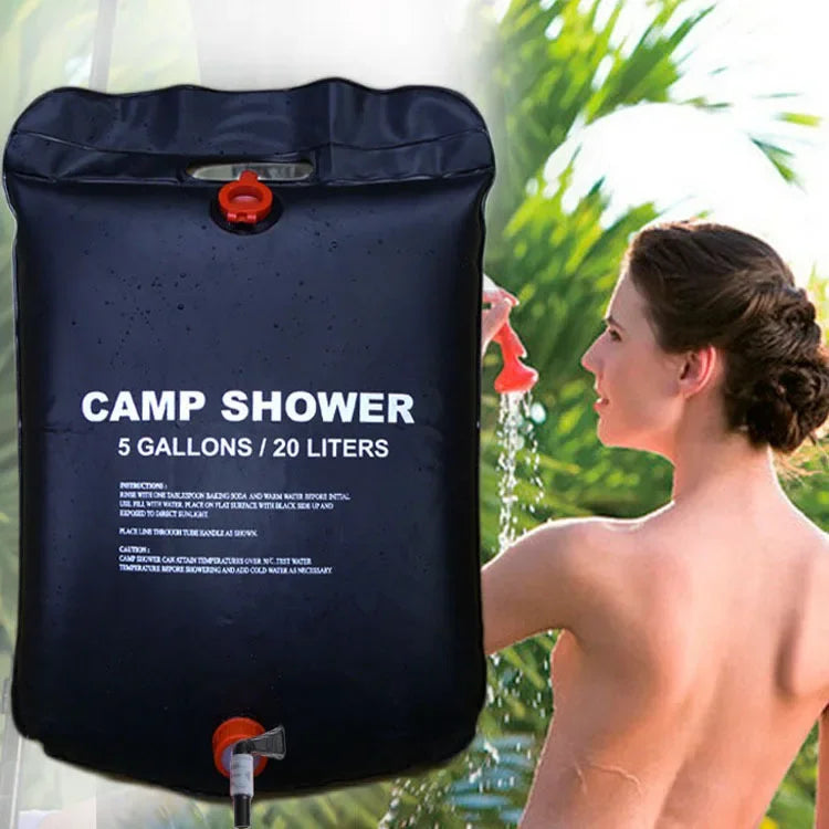 Sac De Douche Solaire 20 L Pour Camping Et Plage - NomadLite
