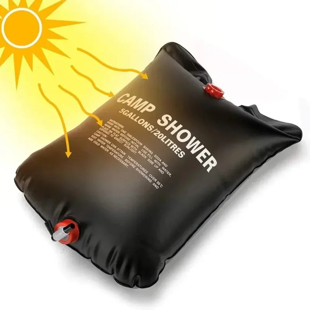 Sac De Douche Solaire 20 L Pour Camping Et Plage - NomadLite