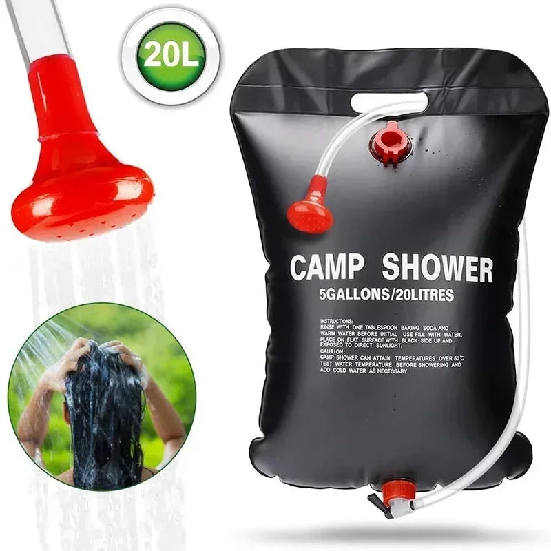 Sac De Douche Solaire 20 L Pour Camping Et Plage - NomadLite