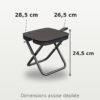 Tabouret de sac à dos pliable, Portable - Image 3